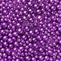Metallic pearls sprinkles mix Violet 75g - glutenvrij